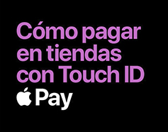 Cómo pagar con Touch ID